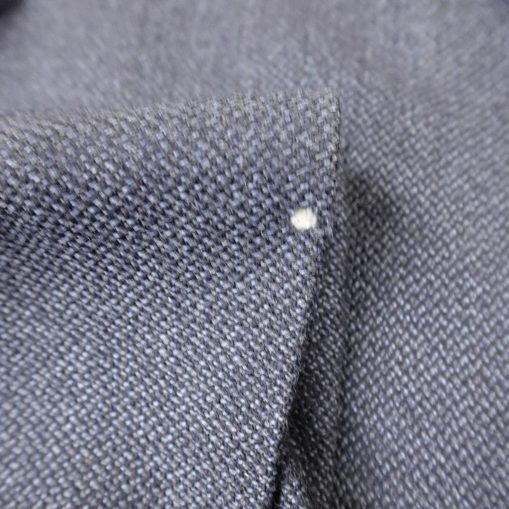 Ralph Lauren Chaps Jacket Mens 42 Gray Blue Button‎ Sport Coat LambsWool Blazer